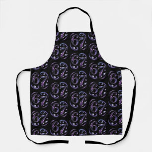 6 7 Six Seven Cosmic Astrology Gen Z Alpha Meme  Apron