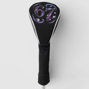 6 7 Six Seven Cosmic Astrology Gen Z Alpha Meme Golf Head Cover