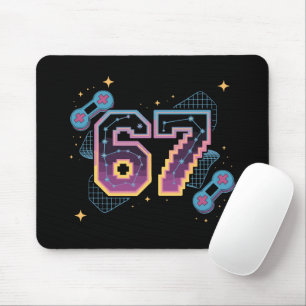 6 7 Six Seven Gaming Gen Z Alpha Meme Slang  Mouse Mat