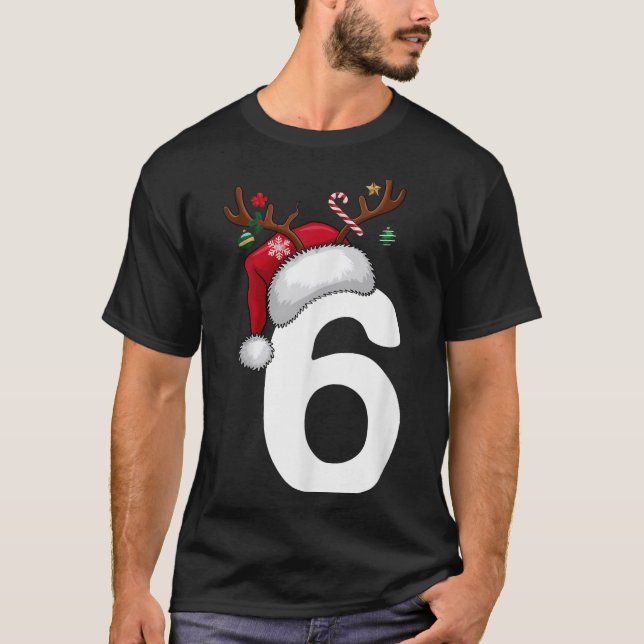 6 7 Six Seven Gen Z Alpha Holiday Couples Merry Ch T-Shirt (Front)