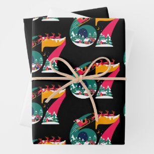 6 7 Six Seven Gen Z Alpha Meme Slang Xmas Santa Wrapping Paper Sheet