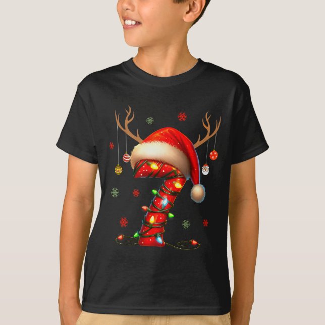 6 7 Six Seven Gen Z Alpha Merry Christmas Holiday  T-Shirt (Front)