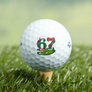 6 7 Six Seven Golf Gen Z Alpha Meme Xmas Golfing Balls