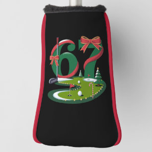 6 7 Six Seven Golf Gen Z Alpha Meme Xmas Golfing Head Cover