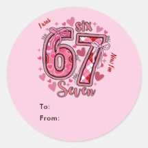 6 7 Six Seven Meme Trend Girls 7th Birthday Party