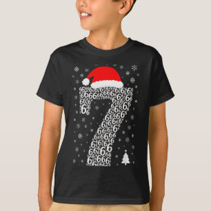 6 7 Six Seven Snowflake Gen Z Alpha Meme Slang Chr T-Shirt