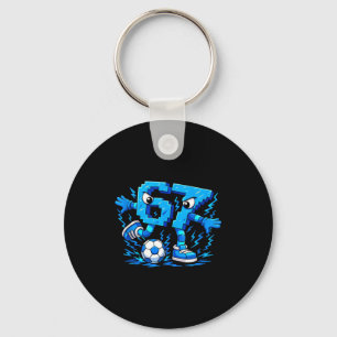 6 7 Soccer Kick Italian Brainrot Funny Football Fo Key Ring