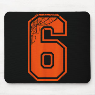6 7 Spider Web Funny Halloween Costume Tee T-shirt Mouse Mat