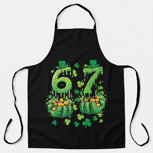 6 7 St Patricks Day Apron (Front)