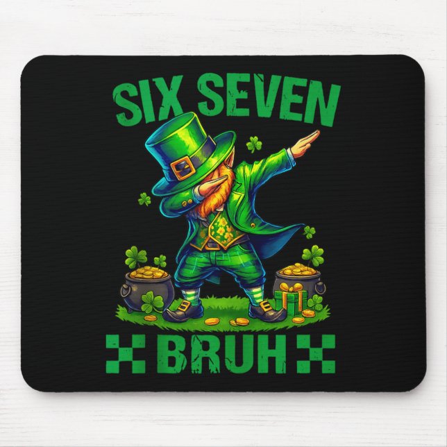 6 7 St Patricks Day For Boys Funny Irish Dabbing G Mouse Mat (Front)