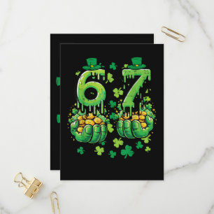 6 7 St Patricks Day Invitation Postcard