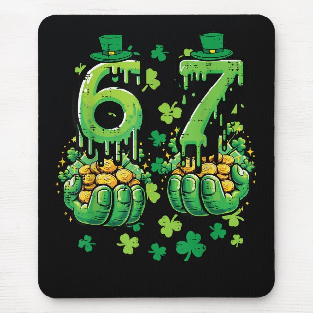 6 7 St Patricks Day Mouse Mat (Front)