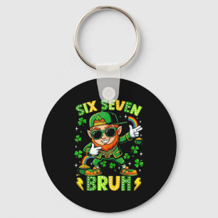 6 7 st. patricks day six seven meme  key ring