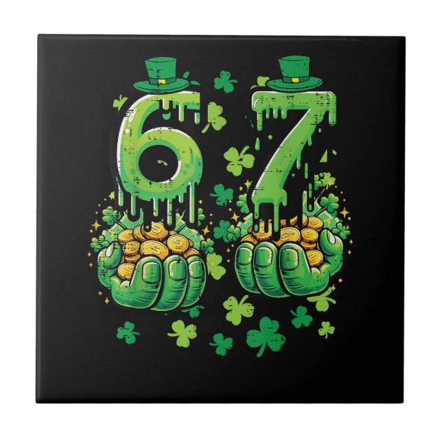 6 7 St Patricks Day Tile (Front)