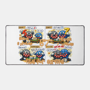 6’7” Vital for Survival Chemistry Elements   Desk Mat