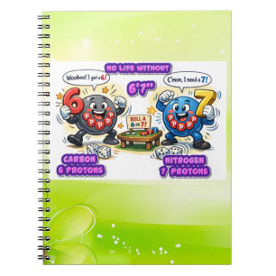 6’7” Vital for Survival Chemistry Elements   Notebook