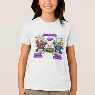 6’7” Vital for Survival Chemistry Elements   Tri-Blend Shirt