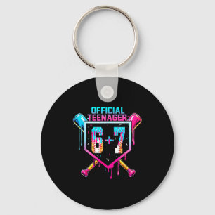 6+7 Year Old #official Teenager 13th Birthday Base Key Ring