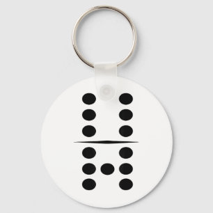 6 And 7 Domino Tile Funny Group 67 Dominos Costume Key Ring