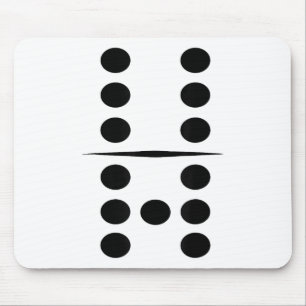 6 And 7 Domino Tile Funny Group 67 Dominos Costume Mouse Mat