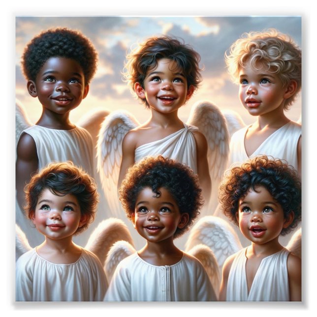 6 Angel Kidz Premium Satin Photo Paper (Front)