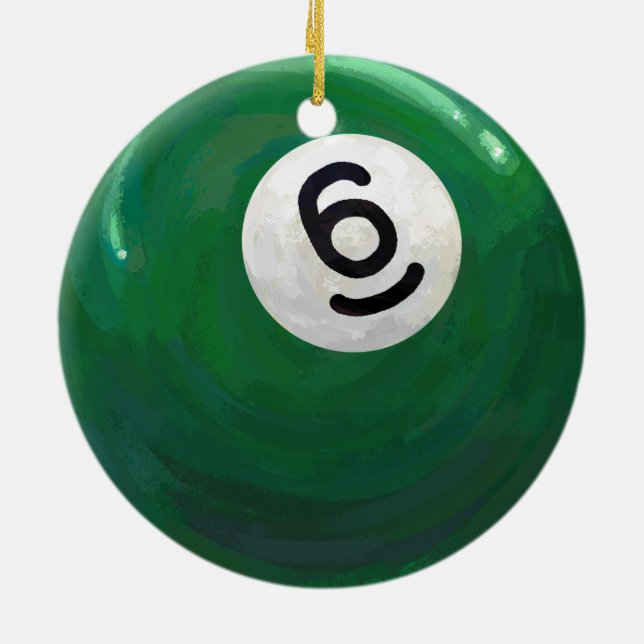 6 Ball Ceramic Tree Decoration (Back)