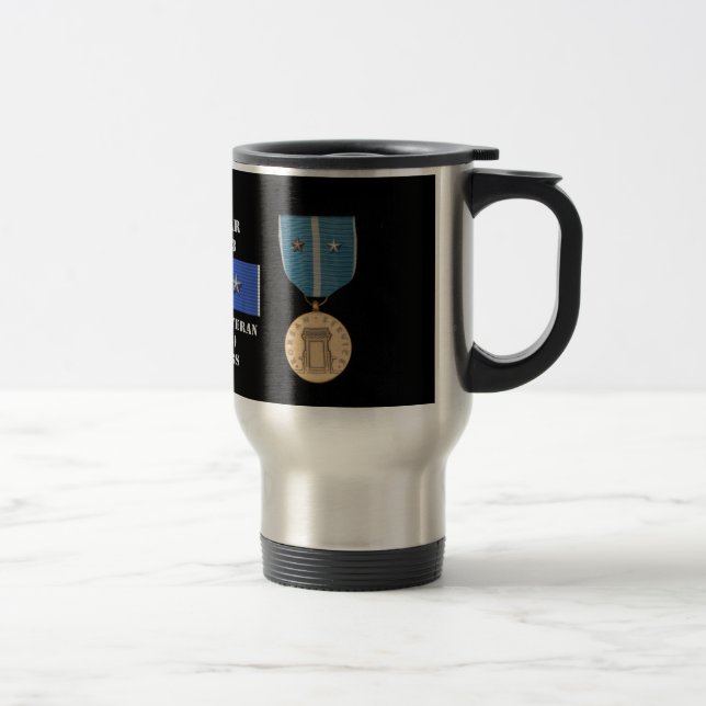 6 BATTLE STARS KOREAN WAR VETERAN TRAVEL MUG (Right)