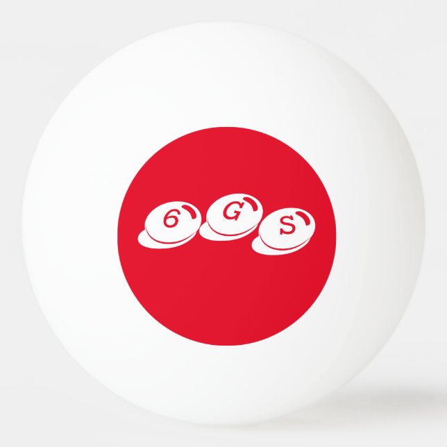 6 BIG SPORTS PING PONG BALL (Front)