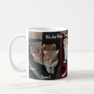 6 Cats Photo And Name ,Keepsake,Create You Own,  Coffee Mug