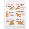 6 Corgi Dog Kids Classroom Valentine's Day Cards