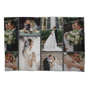 6 Custom Photo Collage Favorite Moments Pillowcase