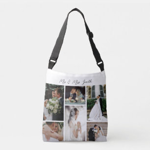 6 Custom Photo Collage Favourite Moments Crossbody Bag