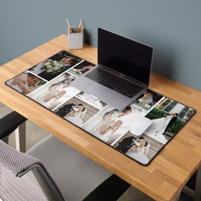6 Custom Photo Collage Favourite Moments Desk Mat (Office 2)