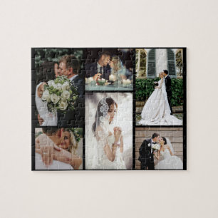 6 Custom Photo Collage Favourite Moments Jigsaw Puzzle