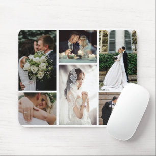 6 Custom Photo Collage Favourite Moments Mouse Mat