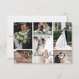 6 Custom Photo Collage Favourite Moments Thank You Card