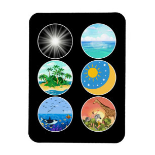 6 Days of Creation – Genesis 1-2 School Teacher  Magnet