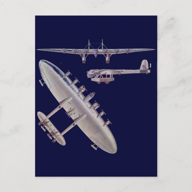 6 Engine Commuter Aircraft Postcard (Front)