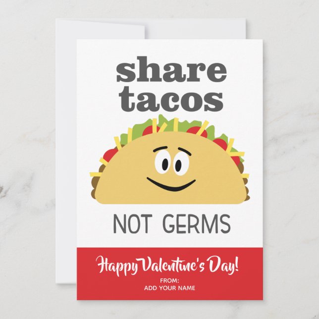 6 Feet Apart But Still in my heart - Valentine Holiday Card (Front)