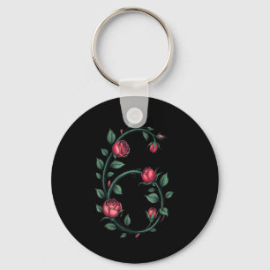 6 Floral 67 Rose Valentines Day Funny Love Matchin Key Ring