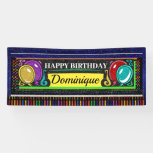6 Foot Birthday Banner Happy Happy
