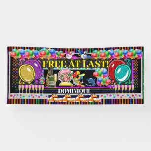 6 Foot FREE AT LAST Banner