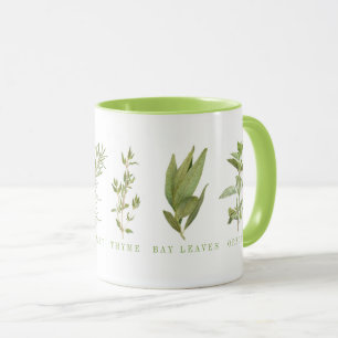 6 FRESH HERBS Lime Combo Mug