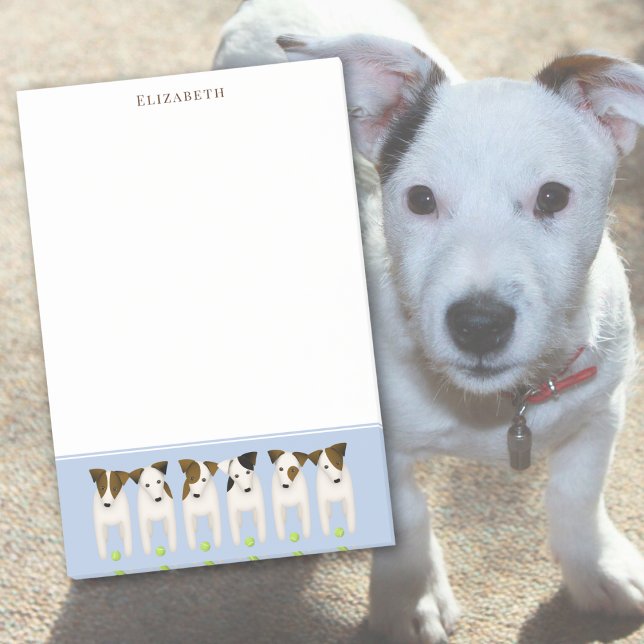 6 Jack Russell Terriers throw my ball Post-it Notes (Creator Uploaded)