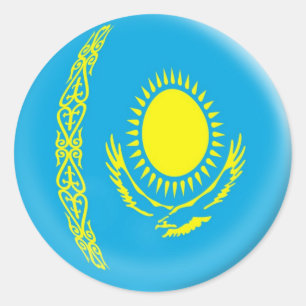 6 large stickers Kazakhstan flag