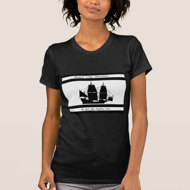 6 mayflower descendants T-Shirt (Front)