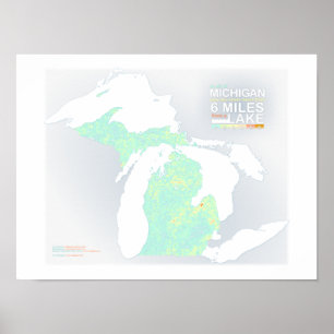 6 Miles in Michigan Poster