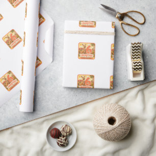 6 Months Baby Milestone Adventure Wrapping Paper