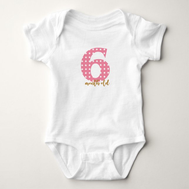 6 Months old bodysuit (Front)