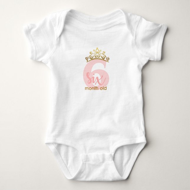 6 Months old bodysuit (Front)